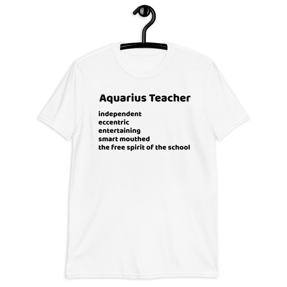 Aquarius Teacher Short-Sleeve Unisex T-Shirt