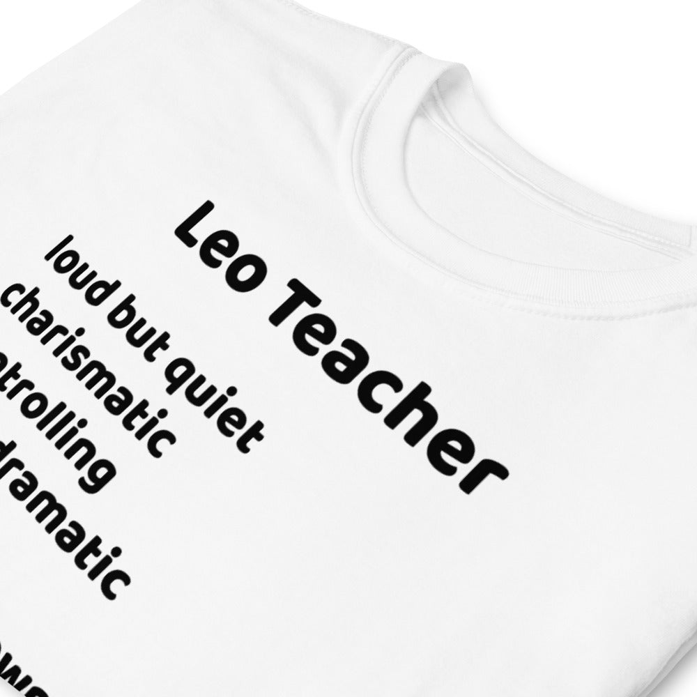 Leo Teacher Short-Sleeve Unisex T-Shirt