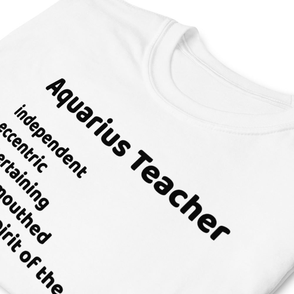 Aquarius Teacher Short-Sleeve Unisex T-Shirt