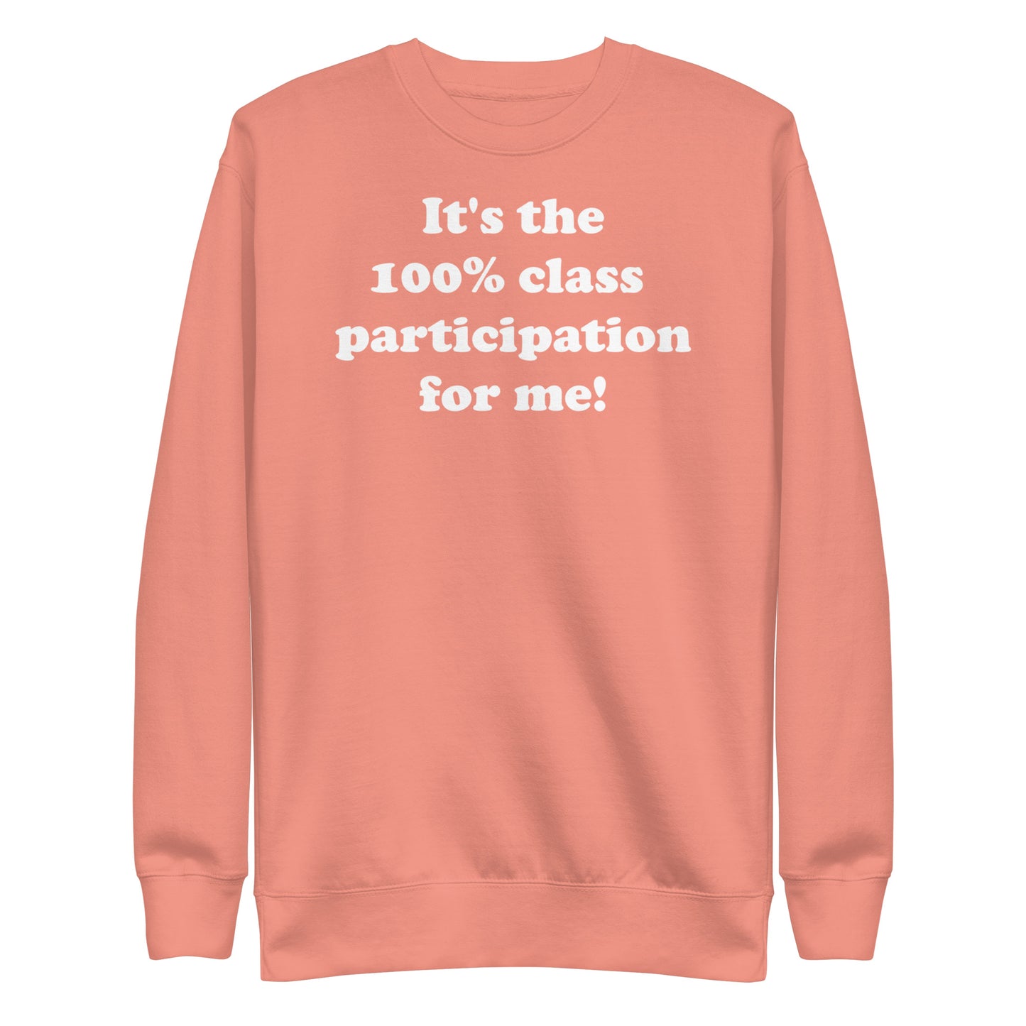 100 % Participation Unisex Premium Sweatshirt